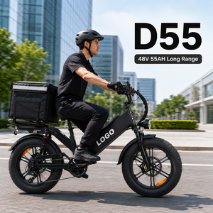 Bicicleta Eléctrica de Carga D55 E-MTB con Autonomía de 240 km, Motor de 750 W, Batería de 48 V y 55 Ah para Mensajería de Larga Distancia - Product Image 1