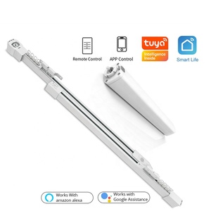 1,5 м GM150 tuya Автоматическая моторизованная умная занавеска для штор телескопический выдвижной мотор и комплект треков регулируемый - Product Image 6