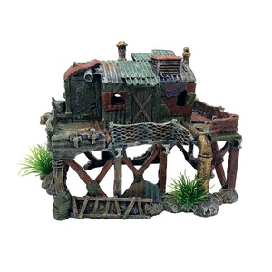 Decorazione per Acquario all'Ingrosso, <span class=keywords><strong>Castello</strong></span> Scheletrico in Resina per Ornamento Acquario - Product Image 5