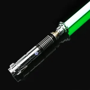 Luke TXQ Lightsaber Luke V1 High Quality Metal Hilt Heavy Dueling Luke's RGB Smooth Swing Blade Aluminium Metal Hilt Luke