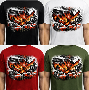 เสื้อยืดลายกราฟิกความขัดแย้งในสหรัฐอเมริกา |   เสื้อยืดศิลปะการประท้วง Burning Map |   เสื้อเชิ้ตสไตล์สตรีทแบบยูนิเซ็กซ์ |   พิมพ์ลายตามสั่ง |   ตัวเลือกหลายสี - Product Image 2