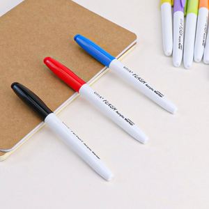 OEM/ODM Service Available 12-<b>Color</b> Permanent Ink Art Acrylic Marker <b>Pen</b> Set Custom Logo Printing for Kids Graffiti Drawing - Product Image 4
