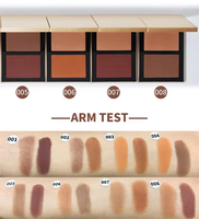 Palette de Maquillage Visage MCH Luxe Végétalienne Mate Éclatante Imperméable, Bronzer Minéral, Contouring et Highlighter Privé