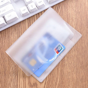 Funda para Pasaporte Transparente Esmerilada Impermeable, Portadocumentos para Viajes y Almacenamiento en el Hogar, 7 Pulgadas, Color Sólido, Otro Material - Product Image 4