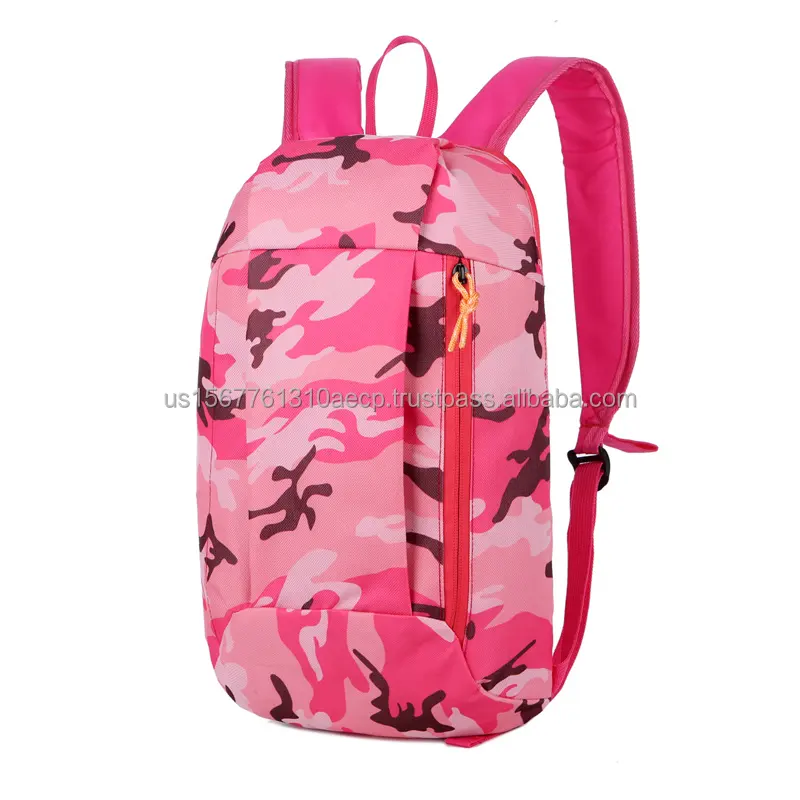 Color sólido cinta decoración Casual doble mochila de nailon impermeable deportes al aire libre bolso de hombro bolsa de viaje de gran capacidad