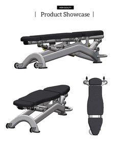 Banco de Pesas Multifuncional Ajustable VANBO para Gimnasio, Uso Doméstico/Comercial, Entrenamiento de Fuerza, Ejercicios Abdominales, Acero de Alta Resistencia - Product Image 3