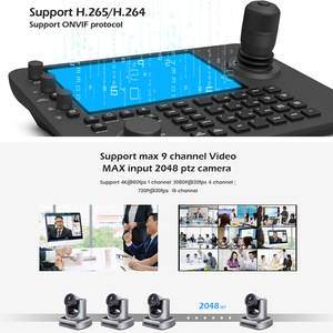 Ndi HX 4K HD mi Android 11 màn hình cảm ứng 7 inch màn hình lớn PTZ IP phím điều khiển bàn phím thời gian thực để phát trực tiếp - Product Image 5