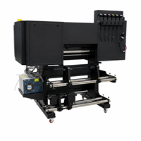 Nouvelle imprimante UV DTF automatique de 60 cm avec tête d'impression I3200, encre UV CMYK, blanc et vernis, machine d'impression d'étiquettes en cristal