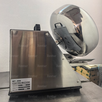 Machine à dragées de noix en petites séries, machine automatique de dragage de chocolat, mélangeur d'arômes alimentaires avec plaque chauffante en arc