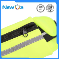 Ceintures promotionnelles personnalisées en polyester de haute qualité, ceintures de sécurité réfléchissantes universelles, ceintures de course, sacs banane, ceintures ajustables
