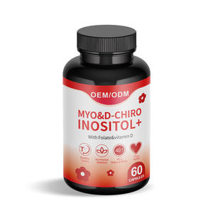 อาหารเสริม OEM Inositol-Myo-Inositol and D-chinositol PLUS folate และวิตามินดีฮอร์โมนสมดุลและสุขภาพดี - Product Image 1