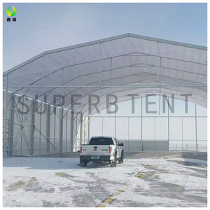 Carpa Excelente, Carpa Grande Tipo Hangar de Aluminio, Cubierta Rectangular de PVC, Uso en Almacenes, Todas las Estaciones - Product Image 3