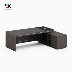 Ceo'su yönetici masa üstü üreticileri OEM Premium ofis mobilya yöneticisi masası ahşap Modern popüler ofis ekonomik tasarım - Product Image 2