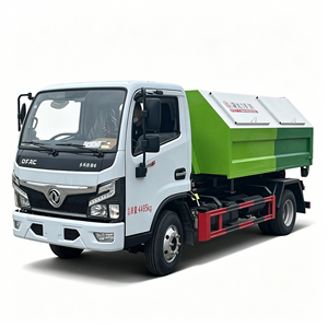 Nouveau camion benne à benne basculante Dongfeng Dolica 4x2 de 6 m³ avec commande hydraulique et benne à ordures optionnelle - Product Image 1