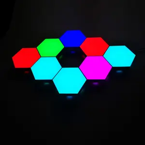 Rgb Quantum Light Touch Lamp Gaming Kamer Wanddecoratie Modulaire Licht Gift Set Nieuwe Product Ideeën