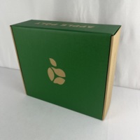 Emballage de boîte postale d'abonnement en carton personnalisé écologique Boîtes d'expédition ondulées imprimées CMJN avec insertion