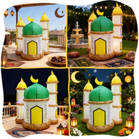 Château Gonflable Lune et Mosquée à Prix de Gros, Décoration Gonflable d'Usine, Publicité Gonflable Ramadan à Vendre