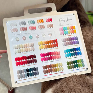 ชุดยาทาเล็บเจลสีทึบ UV 102 สี ขนาด 15 มล. พร้อมแผงโชว์สี สำหรับร้านทำเล็บ ขายส่ง - Product Image 1