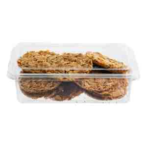 Caja de embalaje de PET de plástico desechable transparente de 52oz, reciclable y ecológica para pasteles, pan y alimentos - Product Image 5