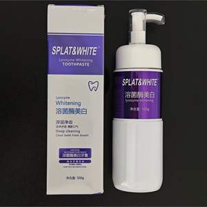 Pasta Dental Blanqueadora Splat&White con Lisozima 100g, Limpieza Profunda, Dientes Blancos Brillantes - Product Image 4