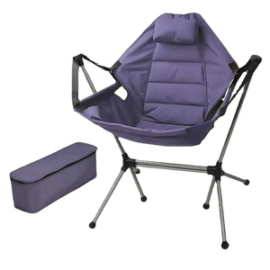 Silla Mecedora Plegable Portátil <span class=keywords><strong>de</strong></span> Aluminio Resistente y Ligera Hangrui para Aventuras al Aire Libre, Escuela, Sala <span class=keywords><strong>de</strong></span> Estar, Hotel, Comedor - Product Image 6