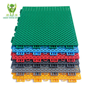Piastrelle per Pavimenti Sportivi Modulari a Doppio Strato in PP, Pavimentazione Sospesa per Campi da Basket e Futsal - Product Image 3