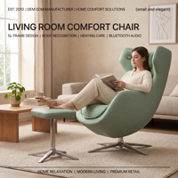 Fauteuil de massage intelligent inclinable pour la maison, vente en gros, fauteuil de relaxation corporelle complète avec cadre SL, reconnaissance corporelle, chauffage et Bluetooth