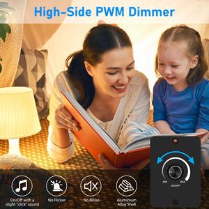 <span class=keywords><strong>Interrupteur</strong></span> rotatif à intensité variable 12V 5A 60W, <span class=keywords><strong>variateur</strong></span> marche/arrêt pour éclairage LED de camping-car, remorque, camion, luminaire, éclairage de type puck, éclairage de type auvent - Product Image 5