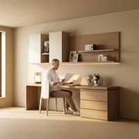 Bureaux de travail ergonomiques modernes en bois pour la maison, réglables, écologiques, durables, meubles commerciaux, armoire de rangement multifonctionnelle