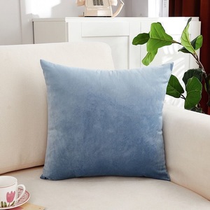 Vendita calda in fabbrica cuscino in <span class=keywords><strong>velluto</strong></span> cuscino per divano tinta unita casa soggiorno peluche federa - Product Image 6