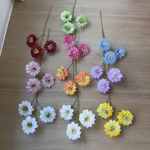 Junheyuan Artificial Clematis <b>Flower</b> <b>Single</b> Branch Silk Petal Wedding Decoration Floral Arrangement - Product Image 3