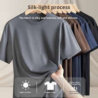 T-shirt en coton Supima à manches courtes pour homme, vêtements de créateur haut de gamme, impression personnalisée DTG, machine d'impression de t-shirts