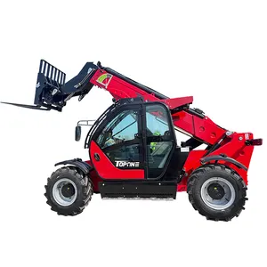 China Famous Brand New Telehandler Manufacturer 4ton Steel Camel 10m 4x4 Telescopic Forklift Telehandler For Sale