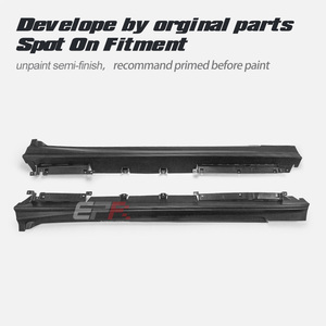 สเกิร์ตข้าง EPR Luxury Infiniti Q50 V37 Nismo Type สำหรับรถสปอร์ต วัสดุ PP ติดตั้งง่าย (ใช้ได้กับรุ่นก่อน/หลังปรับโฉม) - Product Image 3
