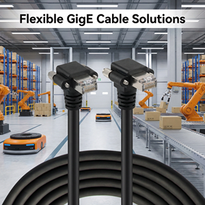Super Cat6 Industriekamera Gigabit Hochflexibles Netzwerkkabel, Cat6a Twisted-Pair Doppelt Abgeschirmtes Schleppketten-Ethernet-Kabel - Product Image 3