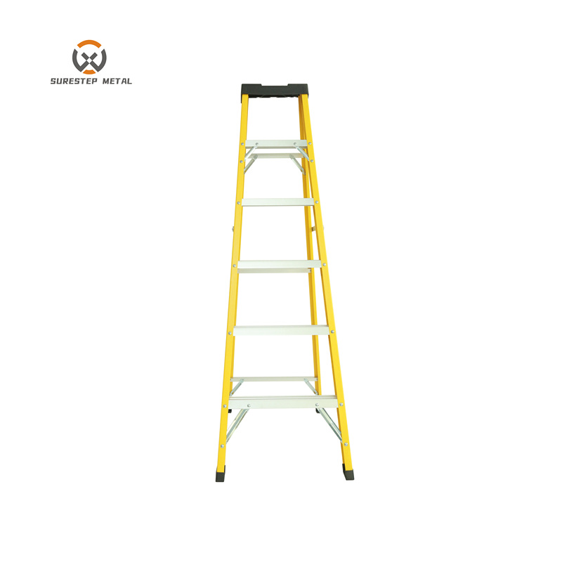 Single Side Fiberglass Ladder Electricians FRP