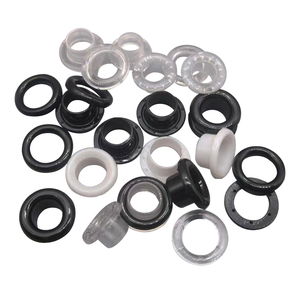 Ojal de encaje de plástico Ropa de colores <span class=keywords><strong>Lona</strong></span> <span class=keywords><strong>Ojales</strong></span> de plástico Ojal de goma - Product Image 1