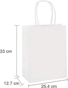 Personalized Black Brown Kraft Paper Shopping Bags Custom Logo Classic Style Kraft Paper Bag With Ribbon Handles - Product Image 4