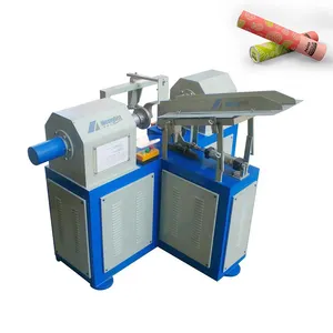 Automatic Paper Tube Curling and Bottom Disc Inserting Machine Paper Can Core Crimping and Disc Putting Pressing Machine