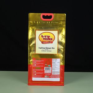 <span class=keywords><strong>Riz</strong></span> à grains longs 2 lb, sachet stand-up en aluminium, emballage anti-humidité, impression sérigraphique (anciennement Happy Belly Packaging May) - Product Image 6