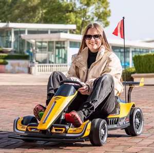 24V 14A 儿童电动卡丁车 4 轮漂移遥控车，带遥控器，可充电，适合男孩和女孩玩耍 - Product Image 4