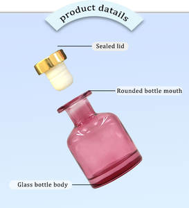 Flacon d'aromathérapie en verre vide de luxe personnalisé, 50 ml, 150 ml, ambre transparent, unique, rechargeable - Product Image 3