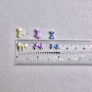 Décoration d'ongles en résine 3D, <span class=keywords><strong>mini</strong></span> nœud papillon pour ongles de couleur <span class=keywords><strong>macaron</strong></span> - Product Image 4