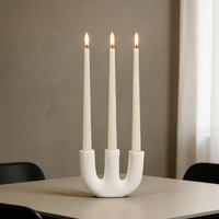 Minimalistischer Moderner Wohnzimmer-Tischdekoration Kerzenständer Romantischer Keramik-Kerzenhalter