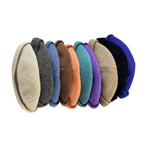 Casquette Docker sans visière Fuchs, printemps-été, velours tricoté, bonnet, casquette à revers, chapeaux de cyclisme, chapeau de <span class=keywords><strong>marin</strong></span>, chapeau de pêcheur, chapeau Leon - Product Image 3