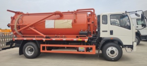Camion d'aspiration des eaux usées HOWO HINO 1SUZU <span class=keywords><strong>Jurop</strong></span> PN155 avec <span class=keywords><strong>pompe</strong></span> à <span class=keywords><strong>vide</strong></span> de 8000 litres, 8m3, 4X2, camion de nettoyage - Product Image 4