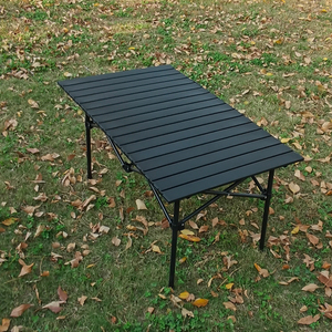 <span class=keywords><strong>Mesa</strong></span> de Picnic <span class=keywords><strong>Plegable</strong></span> de Metal Cuadrada Moderna, Estilo Madera Sólida, Portátil, para Jardín, Barbacoa, Logotipo Personalizado, Suministro al por Mayor de Fábrica - Product Image 6