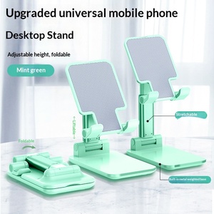 Mobile <strong>Phone</strong> Stand Made Desk Live Streaming Photography Multifunctional Rotatable Adjustable Height Foldable Lay-on-desk - Product Image 6