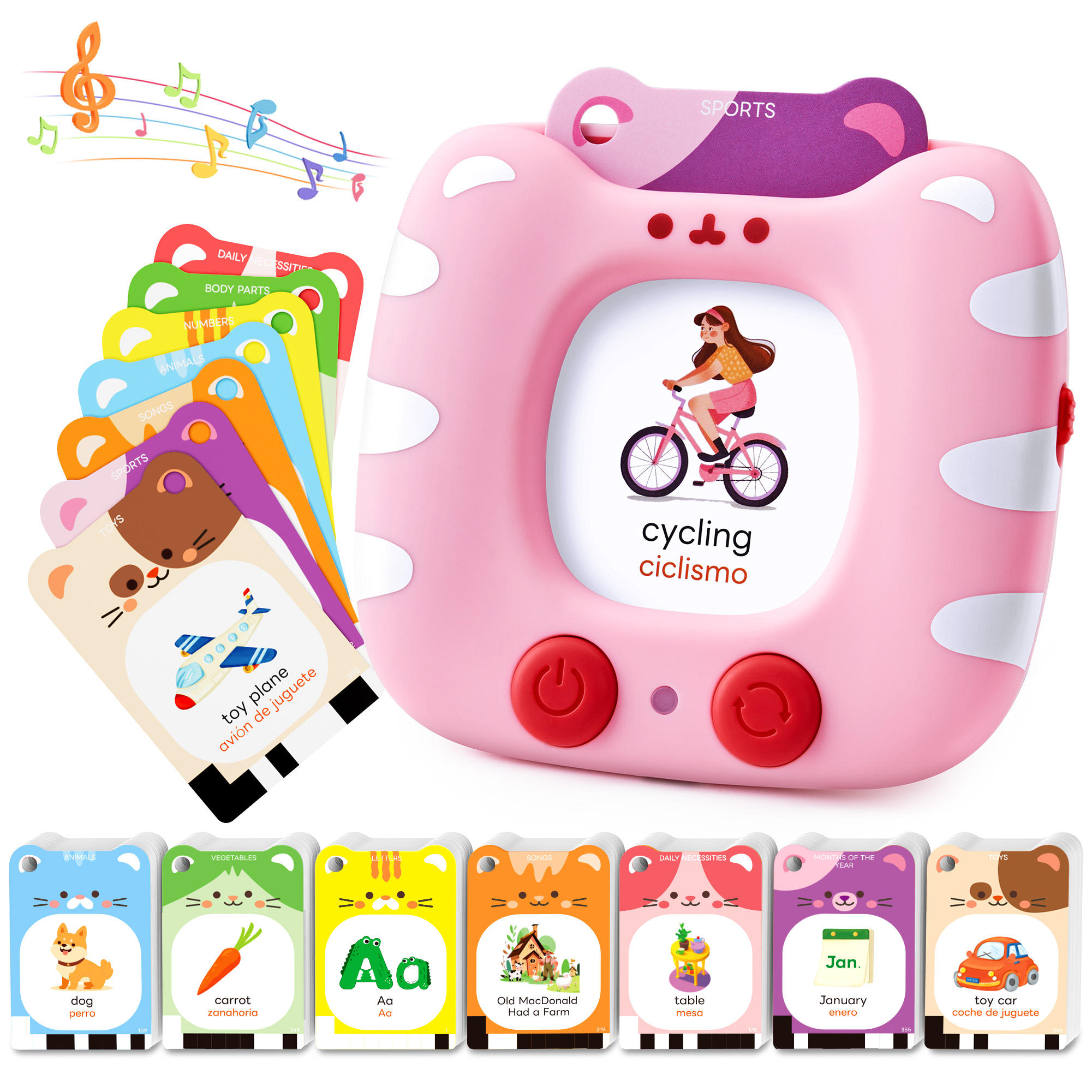 Talking Flash Cards Learning Device