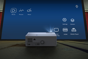 Smart LED Multimedia <b>Projector</b> <b>Android</b> 1080P 4K Support 6000 Lumens Built-in Speakers Overhead Ceiling Business Office Home VL33 - Product Image 6